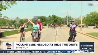 In the 608 Volunteers vendors needed for Ride the Drive Sunday [upl. by Lledniw]