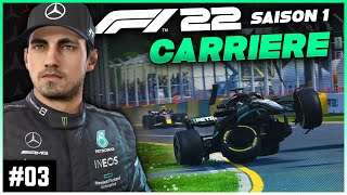 F1 22 Carrière S1E03  UN TOP 5 SURPRENANT  JE SUIS DANS LA SAUCE… [upl. by Tebzil579]