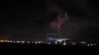 Night Airshow at AirVenture Oshkosh 2024 [upl. by Welbie]