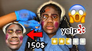 I WENT TO THE WORST REVIEWED MAKEUP ARTIST IN MY RATCHET CITY [upl. by Ahsineb]