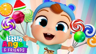 The Lollipop Song  Little Angel And Friends Kid Songs [upl. by Eylloh572]