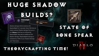 STIER Necromancer Builds for Season 2 Shadow DoT  State of Bone Spear  Build Theorycrafting [upl. by Hebbe]