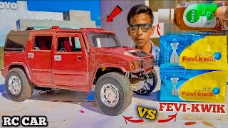 The RC Car Vs Fevikwik Most Dangerous Experiment Testing  Toy Unbox Wala Ali [upl. by Pamelina5]