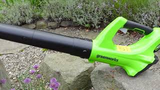 Greenworks 24V 100mph Axial Blower GWG24AB [upl. by Neuberger183]