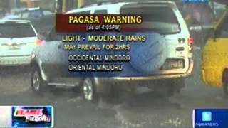 Flash Report PAGASA warning as of 405PM [upl. by Fanestil]