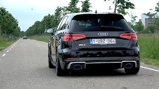 400HP Audi RS3 Sportback 2018  REVS amp Acceleration SOUNDS [upl. by Ahsiki]