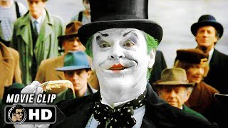 Joker Shooting Scene  BATMAN 1989 Jack Nicholson Movie CLIP HD [upl. by Xonnel]