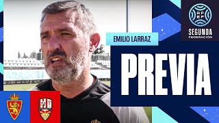 🎥 PREVIA 🆚 UD Logroñés  Emilio Larraz quotJugamos ante el equipo que tiene la vitola de favoritoquot [upl. by Desirae]