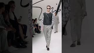 Giorgio Armani Mesmerizes at Milan Mens Fashion Week 2023 [upl. by Junia]