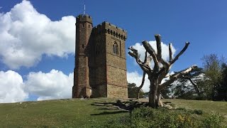 Impressive view from Leith Hill tower The Surrey Hills outstanding landscape [upl. by Kinnon851]