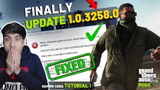 FIXED SCRIPT HOOK V CRITICAL ERROR AFTER GTA 5 UPDATE 3258  Script Hook V  GTA 5 Mods  2024 [upl. by Ahsirhcal]