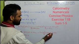 Numericals on Calorimetry class 10  Concise physics  Selina  Exercise 11B  icse  Numericals [upl. by Odlavso676]