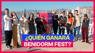 Los participantes del BENIDORM FEST se mojan sobre QUIÉN SERÁ EL GANADOR [upl. by Tiras778]