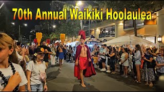 4K 70th Annual Waikiki Hoolaulea on 92124 in Waikiki Honolulu Oahu Hawaii [upl. by Waal]