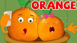 Sing along an The Orange Fruit Song – Juicy and Sweet Treat fruitsnameinenglish fruits poems [upl. by Kucik]