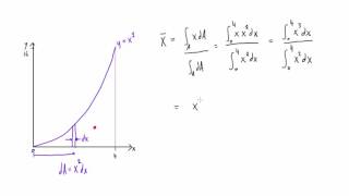 How to find the centroid of the area under a parabola [upl. by Anitsrhc]