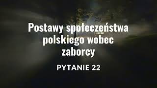 Postawy społeczeństwa polskiego wobec zaborcy  Dziady cz 3 Matura ustna 2025 [upl. by Aziram777]