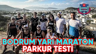 Bodrum Yarı Maratonunun yokuşları ile keyifli parkur testi [upl. by Ranip]