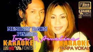 MEMORI DAUN PISANG  Iwan amp Amelina  KARAOKE HD 4K Tanpa Vocal [upl. by Eel]