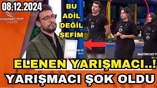 MASTERCHEFDE BUGÜN ELENEN YARIŞMACI ALDIĞI PUANI GÖRÜNCE SİNİR KRİZİNE GİRDİ YAYIN DIŞI GÖRÜNTÜLER [upl. by Simetra]