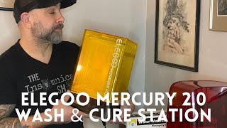 Cleaning 3D Resin Prints  Elegoo Mercury 20 Wash amp Cure Station [upl. by Ttihw]