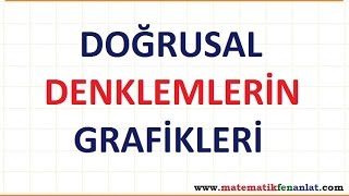 DOĞRUSAL DENKLEMLERİN GRAFİKLERİ  KOORDİNAT SİSTEMİ 7 Sınıf Matematik Konu Anlatımı [upl. by Gitel436]