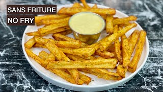 FRITES MAISON ULTRA CROUSTILLANTES SANS FRITURE 🍟 Je ne les ferais plus jamais frire 🙅🏻‍♀️ [upl. by Octavia677]