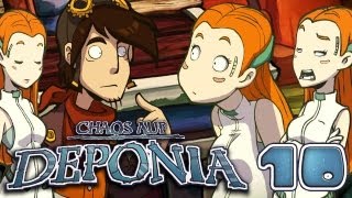 Lets Play Chaos auf Deponia 010 Deutsch HD  Goal hoch Drei [upl. by Lacym342]