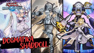 YUGIOH DUEL LINKS DOGMATIKA SHADDOLL DUEL LINK LOCK BOARD AND NEGATE [upl. by Nohsed916]