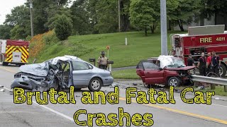 Brutal and Fatal Car Crashes 10 [upl. by Wilmette]