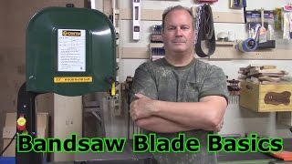 Bandsaw Blade Basics [upl. by Beekman]