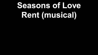 Seasons of Love Rent musical [upl. by Kissner532]