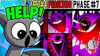 Incredibox Sprunki Gray React to HORROR PHASE 7 All Phases 1 to PHASE 7 in Incredibox Sprunki [upl. by Skipper]