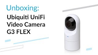 Ubiquiti UniFi Video Camera UVCG3 FLEX  unboxing [upl. by Asli715]