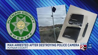 Man arrested for destroying Putnam County LPR camera [upl. by Behnken]