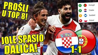 🔴HRVATSKA 11 PORTUGAL  ZASLUŽENO JEDVA PROŠLI LAGANU GRUPU 🔴 [upl. by Namyw533]