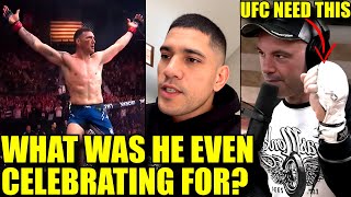 Chris Weidman slammed for celebrating win after his double eye poke Gaethje slams UFC Alex Pereira [upl. by Gosser585]