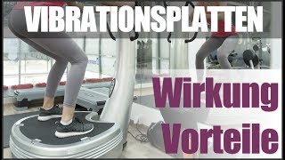 Vibrationsplatte Wirkung und Vorteile [upl. by Ecital]