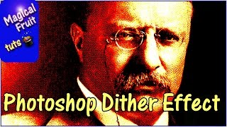 Photoshop Dither Effect Tutorial [upl. by Cinamod908]