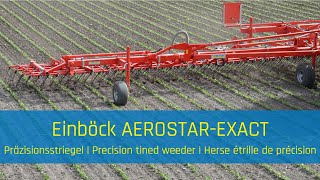 Hackstriegel  Tined weeder  Herse étrille EINBÖCK AEROSTAREXACT NEW VERSION OF VIDEO AVAILABLE [upl. by Acirtal]