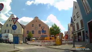 D Große Kreisstadt Schwandorf Landkreis Schwandorf Kurze Fahrt durch den Ort Mai 2018 [upl. by Huberto102]