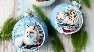 My new Christmas ball ornaments And Announcement new Tutorials [upl. by Cullan997]