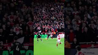 BUKAYO SAKAS 50TH PL GOAL SLO MO FROM THE NORTH BANK ❤️ [upl. by Havelock]