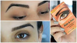 Como tirar e desenhar a sobrancelha com Henna  TUTORIAL EYEBROW [upl. by Aid]