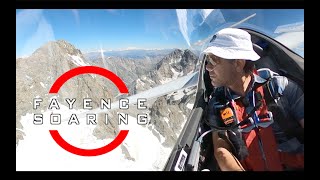 Glider pilot flies to the heart of the French Alps [upl. by Almira]