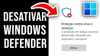 Como desligar ou desabilitar o Windows Defender no Windows 1011  Guia Completo [upl. by Corydon]