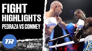 Jose Pedraza amp Richard Commey Throw Over 1100 Punches  Exciting Fight Ends in Draw  HIGHLIGHTS [upl. by Anavlys]