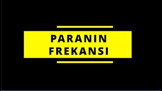 PARANIN FREKANSI Para ile aynı frekansta olup parayı çekmek mümkün mü [upl. by Aiset299]