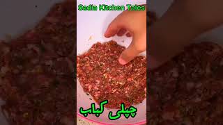 Chapli Kabab Recipe sadiakitchentales chaplikabab kababrecipe duckybhai delicious streetstyle [upl. by Karee]