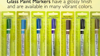 DecoArt® Transparent Glass Paint Marker™ [upl. by Ecinehs]